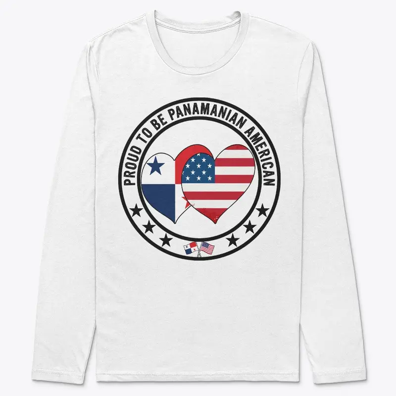 Proud To Be Panamanian American Flag Tee