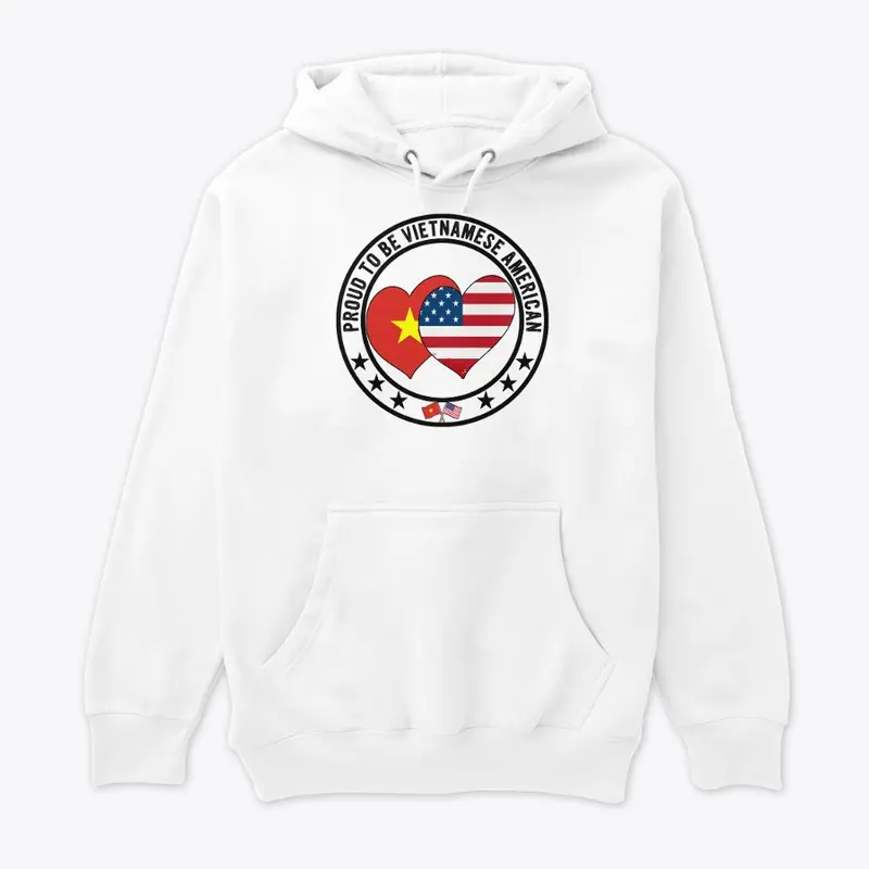 Proud To Be Vietnamese American Flag Tee