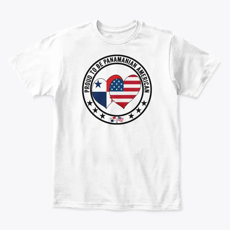 Proud To Be Panamanian American Flag Tee