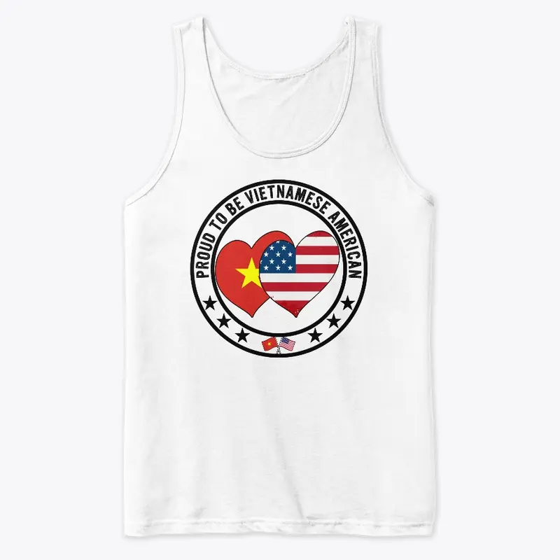 Proud To Be Vietnamese American Flag Tee