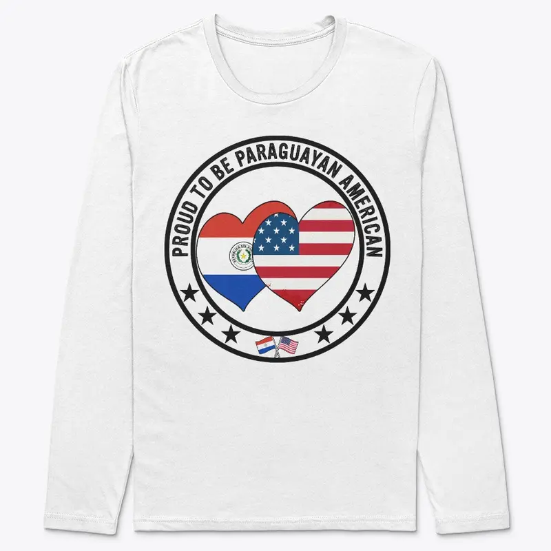 Proud To Be Paraguayan American Flag Tee