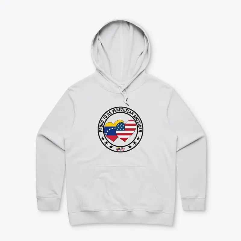 Proud To Be Venezuelan American Flag Tee