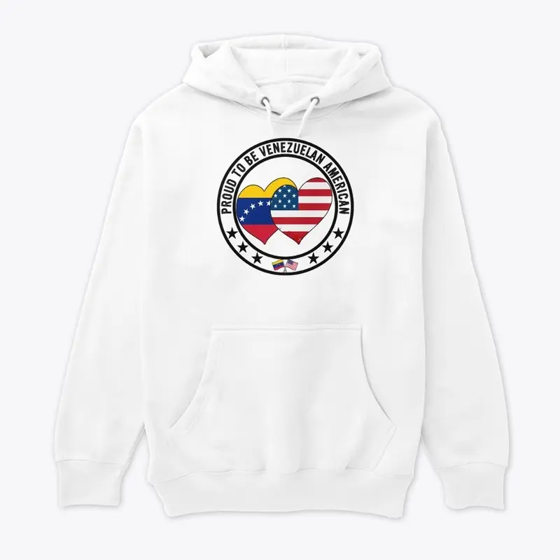 Proud To Be Venezuelan American Flag Tee