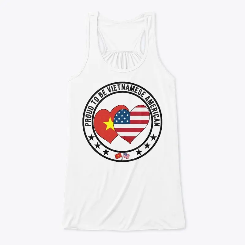 Proud To Be Vietnamese American Flag Tee