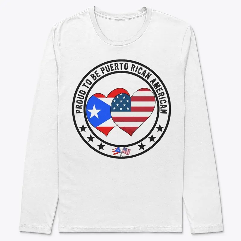 Proud To Be Puerto Rican American Tee